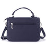 Flora & co sac à main bandoulière style cartable Bleu Marine