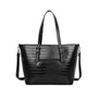 Flora & co sac cabas femme crocodile format a4 Noir