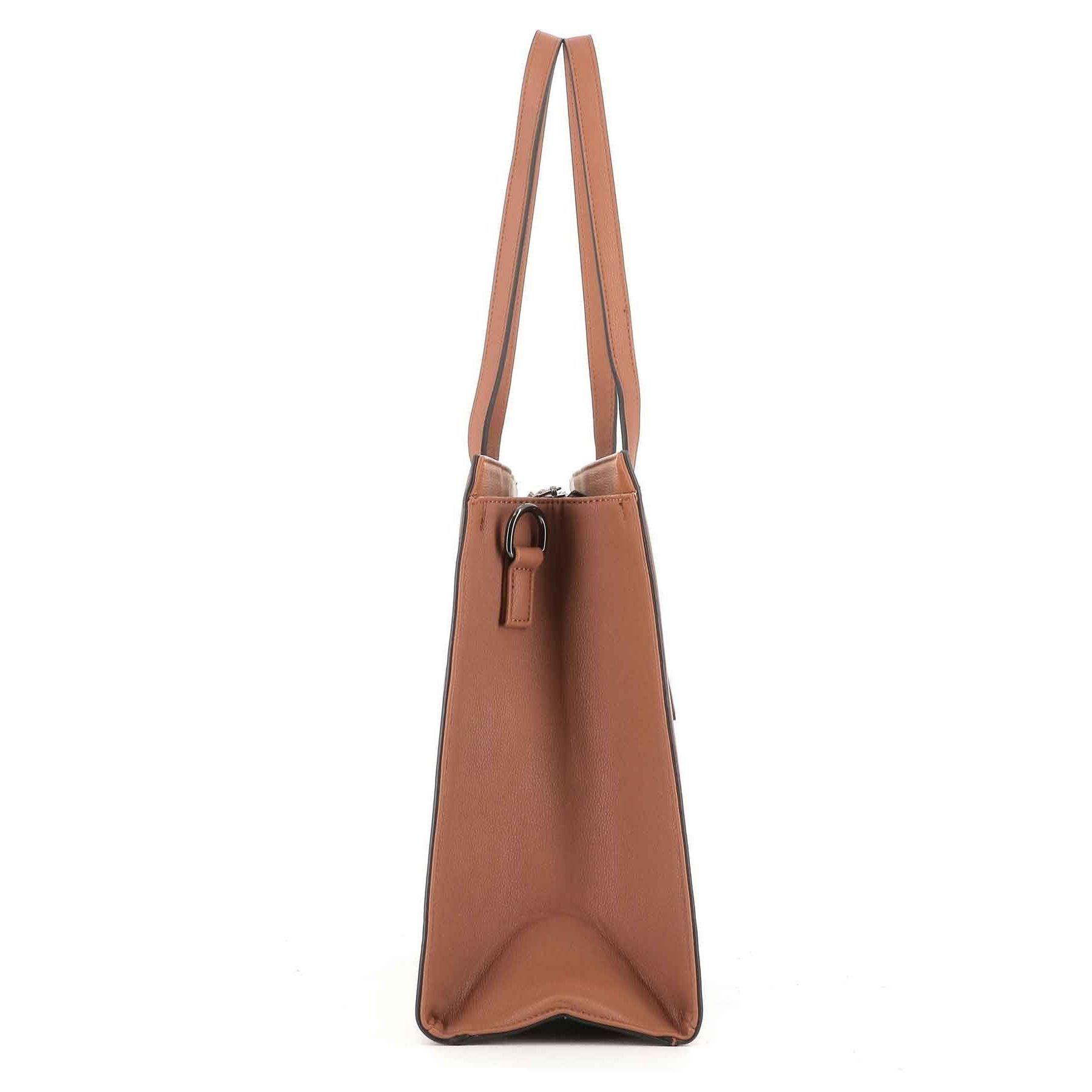 Flora & co sac cabas femme format a4 Camel