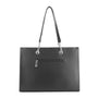 Flora & co Sac A Main Femme Chaîne Similicuir Grainé Rigide Forme A4 NOIR