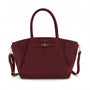 Vue principale du Sac à Main Femme en Similicuir Effet Daim Bordeaux en synthétique couleur BORDEAUX.