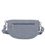 Flora & co Sac banane bandoulière en denim Bleu Clair