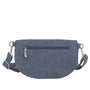 Flora & co Sac banane bandoulière en denim Bleu