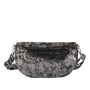 Flora & co Sac banane bandoulière suédine Gris Argent