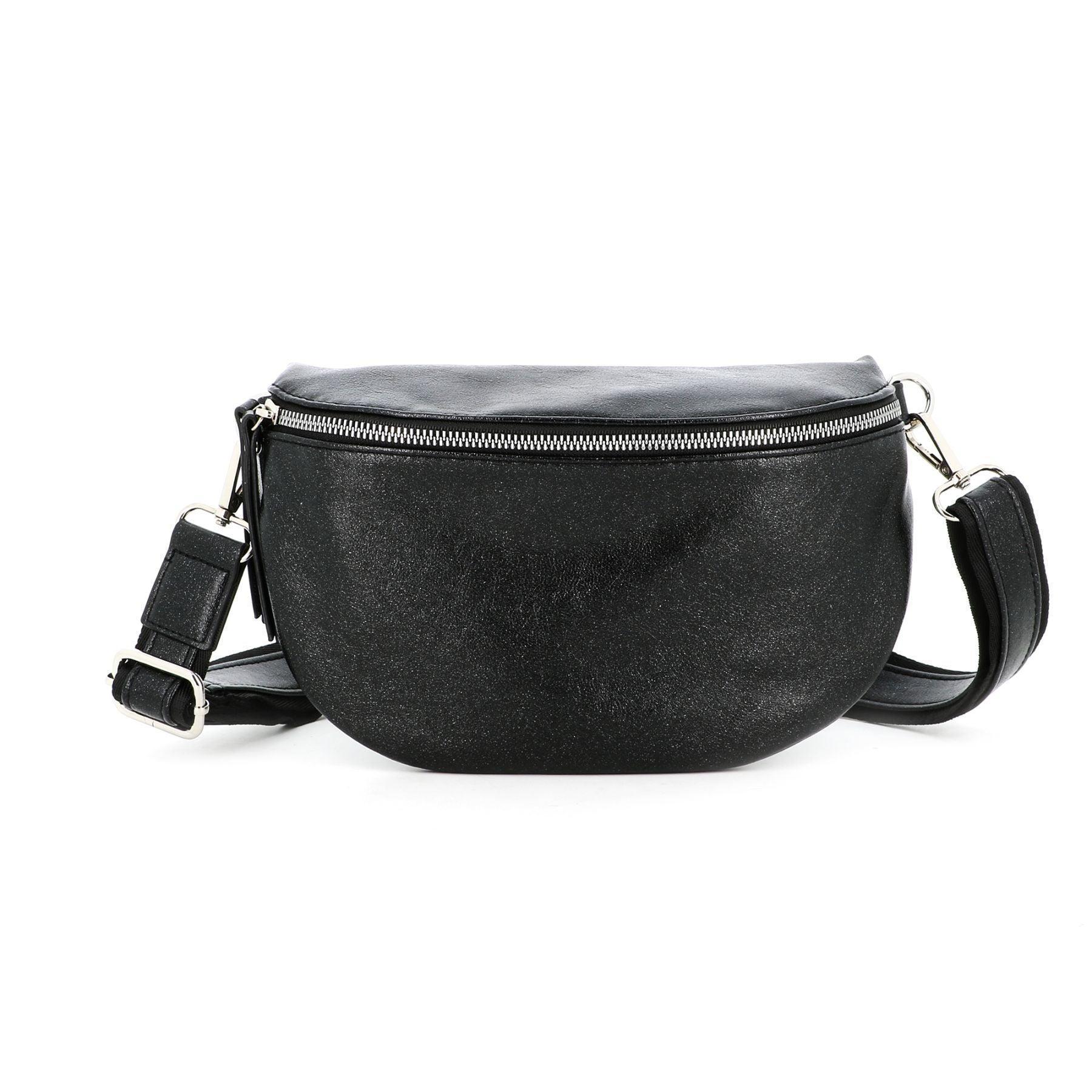 Flora & co Sac banane bandoulière Irisé Noir