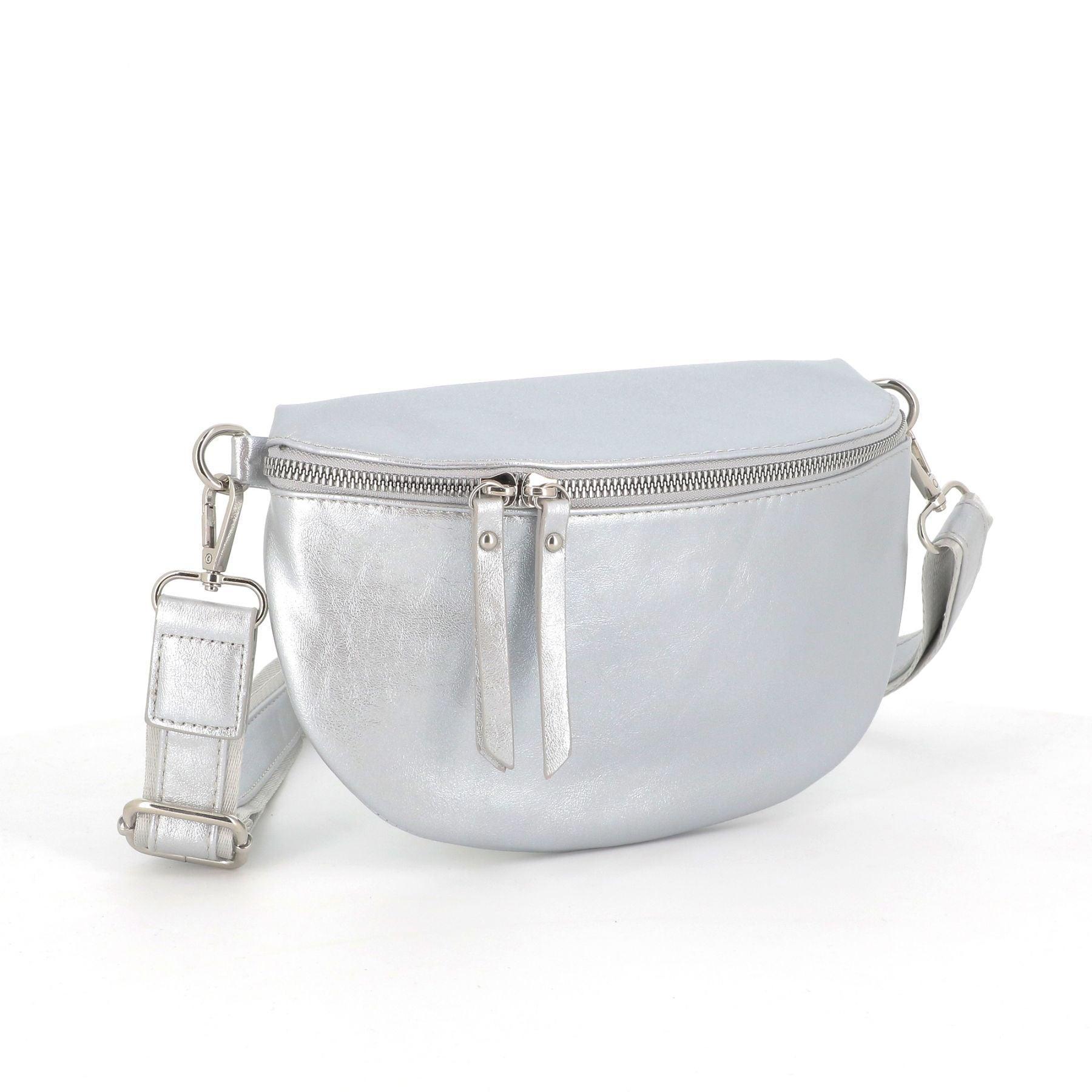 Flora & co Sac banane bandoulière Irisé Argent