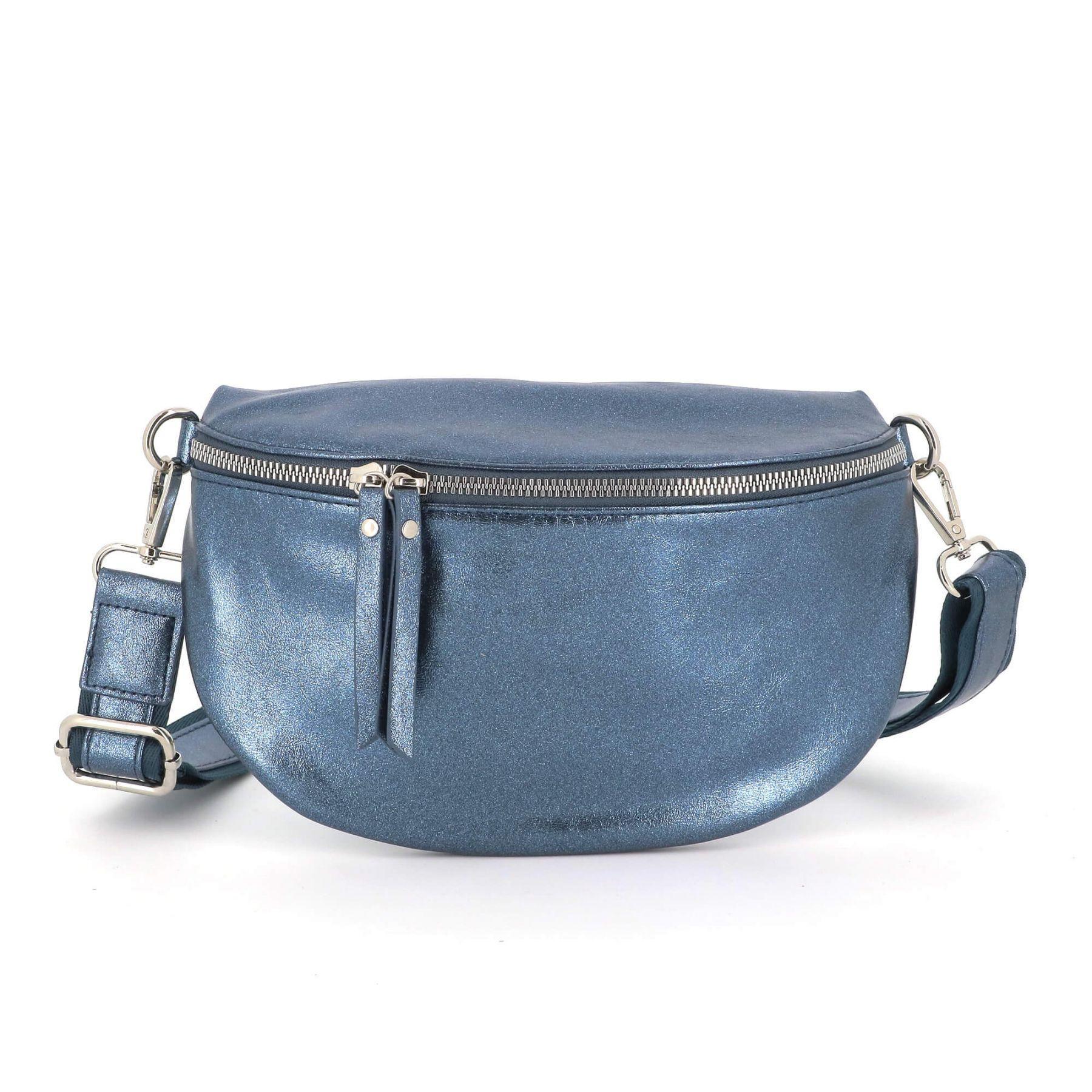 Flora & co Sac banane bandoulière Irisé Bleu