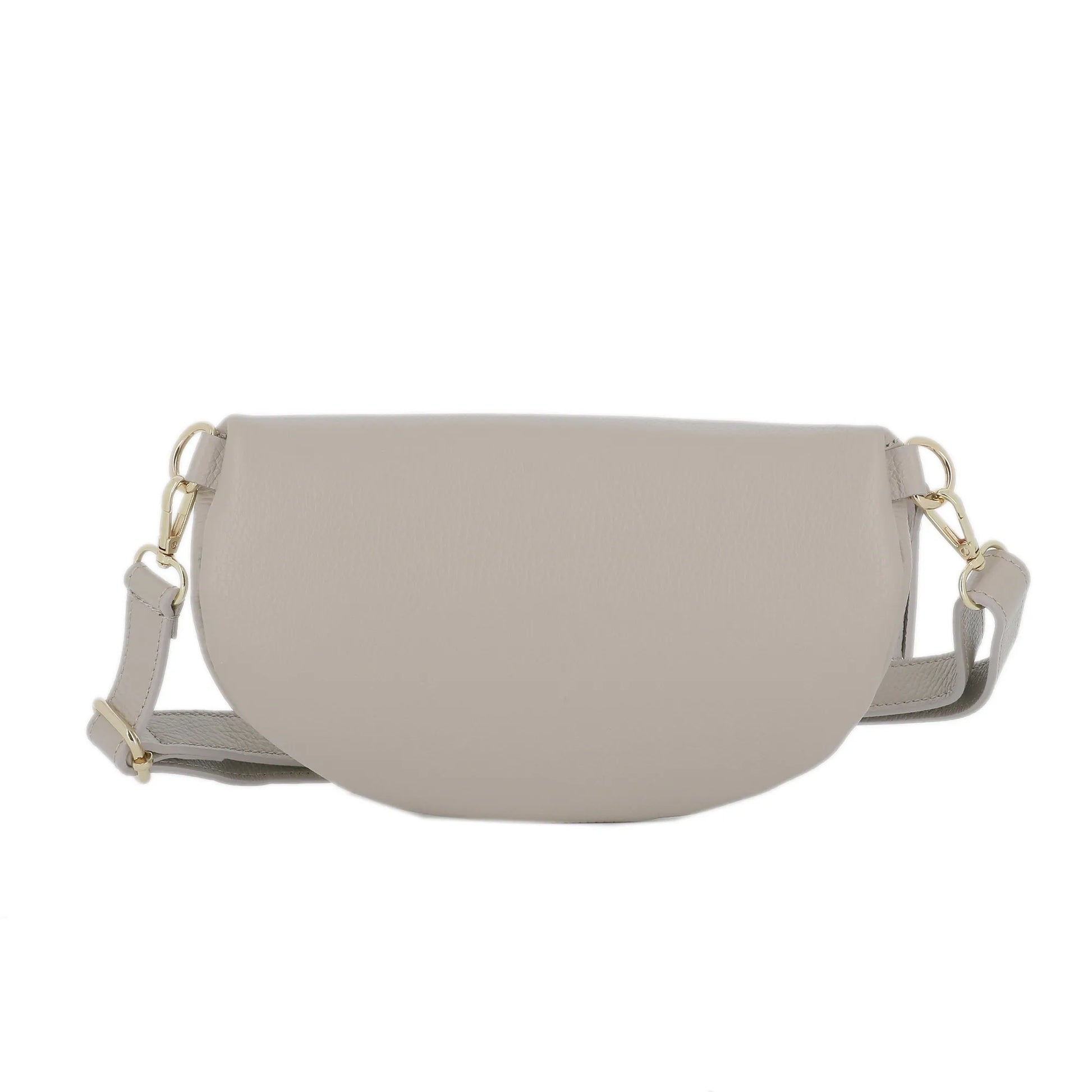 Vue 5 du Sac banane ville cuir grainé Beige en Cuir couleur BEIGE - Detail.