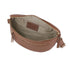 Vue 4 du Sac banane ville cuir grainé Cognac en Cuir couleur COGNAC - Detail.