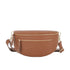 Vue principale du Sac banane ville cuir grainé Cognac en Cuir couleur COGNAC.