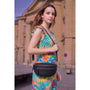 Vue 2 du Sac banane ville cuir grainé Noir en Cuir couleur NOIR - Detail.