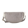 Vue 3 du Sac banane ville cuir irisé Taupe en Cuir couleur TAUPE - Detail.