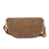 Vue 4 du Sac banane ville cuir suédine Camel en Cuir couleur CAMEL - Detail.