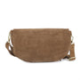 Vue 4 du Sac banane ville cuir suédine Camel en Cuir couleur CAMEL - Detail.