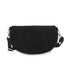 Vue 5 du Sac banane ville cuir suédine Noir en Cuir couleur NOIR - Detail.
