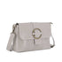 Vue 3 du Sac bandoulière cuir lisse irisé boucle vintage Beige en Cuir couleur BEIGE - Detail.