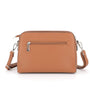 Flora & co Sac Bandoulière Femme Multipoches Camel