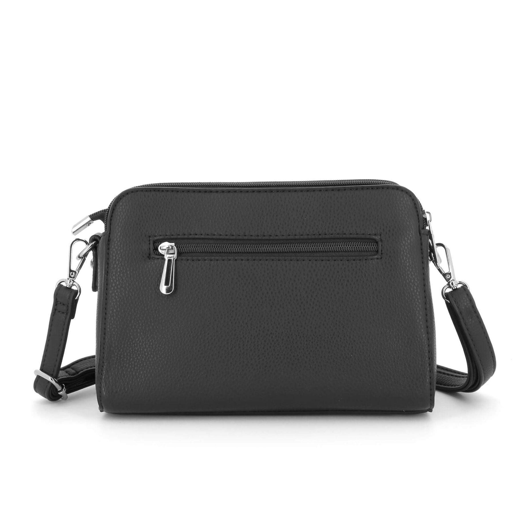 Flora & co Sac Bandoulière Femme Multipoches Noir