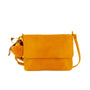 Flora & co Sac Bandoulière Souple Pompon Foulard moutarde