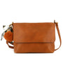 Flora & co Sac Bandoulière Souple Pompon Foulard camel