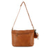 Flora & co Sac Bandoulière Souple Pompon Foulard camel