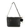 Flora & co Sac Bandoulière Souple Pompon Foulard noir