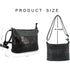 Vue 2 du sac bandoulière paillettes femme noir en Synthétique couleur NOIR - Détail.