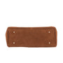 Vue 4 du Sac Cabas Bowling Lacet Suédé Camel en Synthetique couleur CAMEL - Détail.