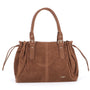 Vue principale du Sac Cabas Bowling Lacet Suédé Camel en Synthetique couleur CAMEL.