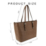 Flora & co Sac cabas croco format a4 similicuir TAUPE