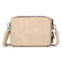 Flora & co Sac caméra bandoulière double zip Beige