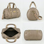 Vue 5 du Sac polochon sport voyage femme Taupe Métal en Synthétique couleur TAUPE METAL - Detail.