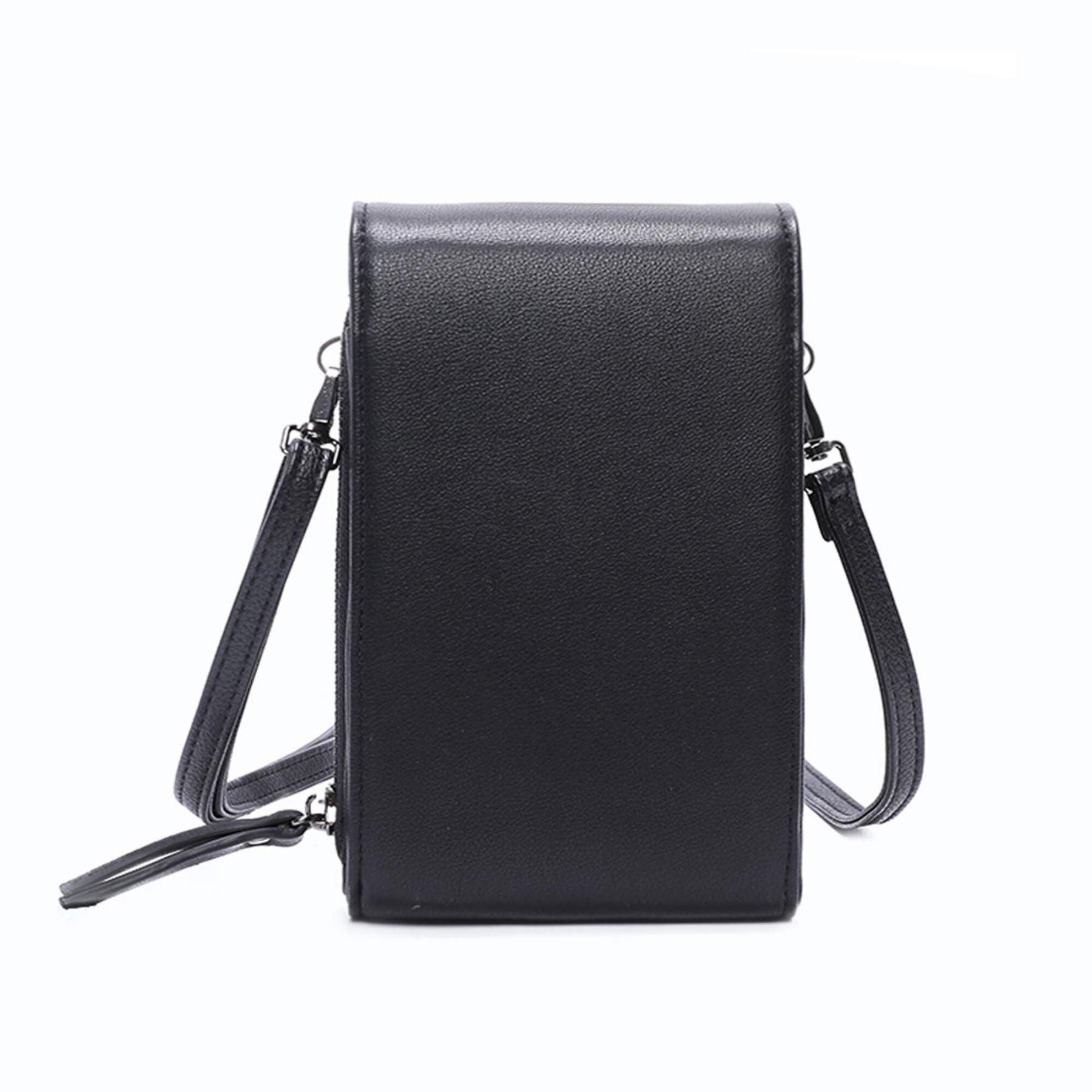 Gallantry Pochette téléphone bandoulière ajustable Noir