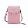 Gallantry Pochette téléphone bandoulière ajustable Rose