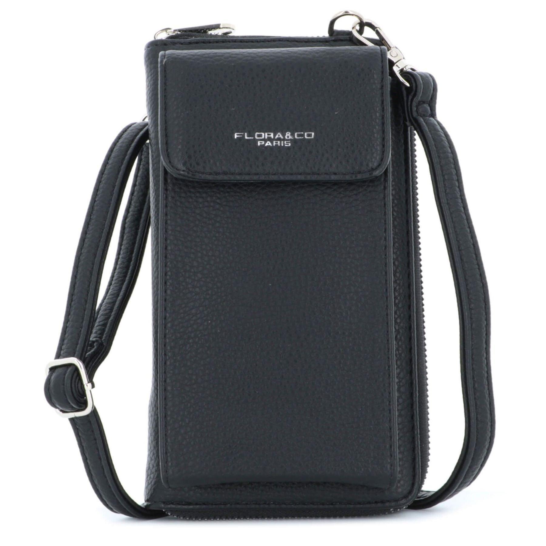 Flora & co Pochette téléphone bandoulière femme Noir