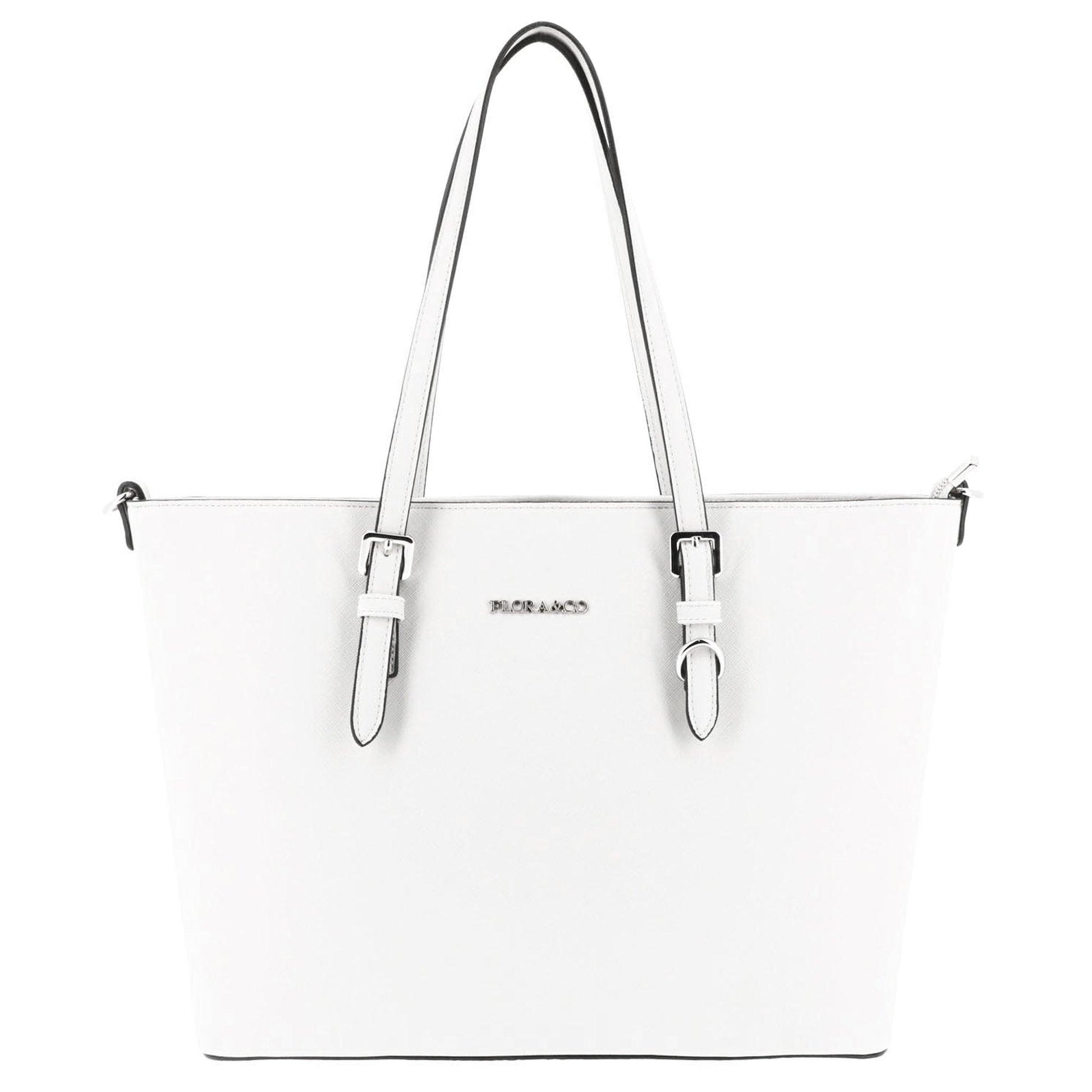 sac cabas femme 9126 flora co blanc