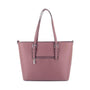 Flora & co Sac cabas femme classe saffiano format A4 ROUGE