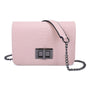 Gallantry petit sac bandoulière chaîne python Rose