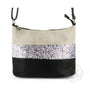 Gallantry sac bandoulière paillettes femme multicolore gris