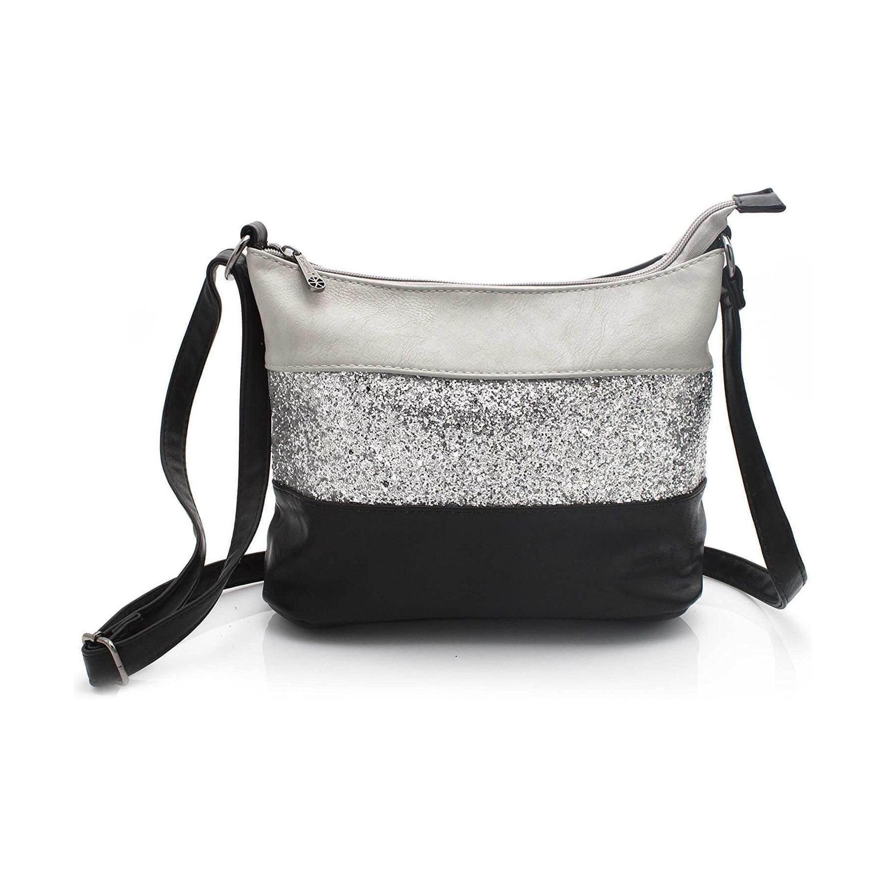 Gallantry sac bandoulière paillettes femme multicolore Gris